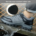 thumbnail image 5 of Safety Shoes Men'S Work Shoes Lightweight Comfort Work Trainers Anti-Smashing Steel Toe Cap Shoes Fashion 4.5-10, 5 of 7