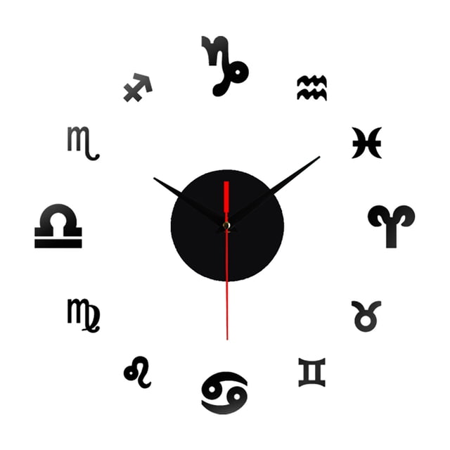 11-23-Inch Number DIY 3D Wall Clock Quartz Home Office Decoration Art Clock