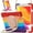 Rainbow, variant on KIQ iPad 10.2 7th 8th Gen Case, Heavy Duty Protection Shield Case for Apple iPad 10.2 [Rainbow]