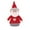Santa, variant on LSLJS Christmas Knitted Snowman Plush Doll, Christmas Decorations 9.8" Cute Snowman Stuffed Toys with Knitted Cloth & Hat Soft Xmas Holiday Ornaments for Desk Couch Sofa Party