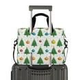 thumbnail image 2 of 16" Laptop Briefcase for Work Travel Laptop Shoulder Bag Carrying Handbag Laptop Case Christmas Trees and Colorful Balls, 2 of 8