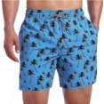 thumbnail image 2 of Biwisy Mens Swim Trunks Quick Dry Swim Shorts with Mesh Lining Funny Beach Shorts, 2 of 6