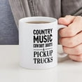 thumbnail image 4 of CafePress - Country Music, Cowboy Boots & Pickup Trucks Mugs - 11 oz Ceramic Mug - Novelty Coffee Tea Cup, 4 of 4