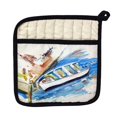 thumbnail image 1 of Betsy Drake PT656 Rowboat At Dock Pot Holder, 1 of 1