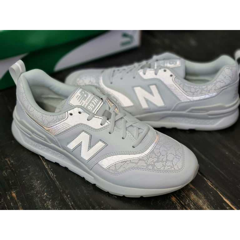 New Balance 997 White/Reflective 3M Silver Sneakers CM997HFK Men 8.5