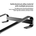 thumbnail image 7 of Qonioi Portable Aluminum Laptop Stand, Arched Hollow Bracket Thick Anti-Slip for 10-18 Inch Notebooks, Desktop Computer Holder, 7 of 7