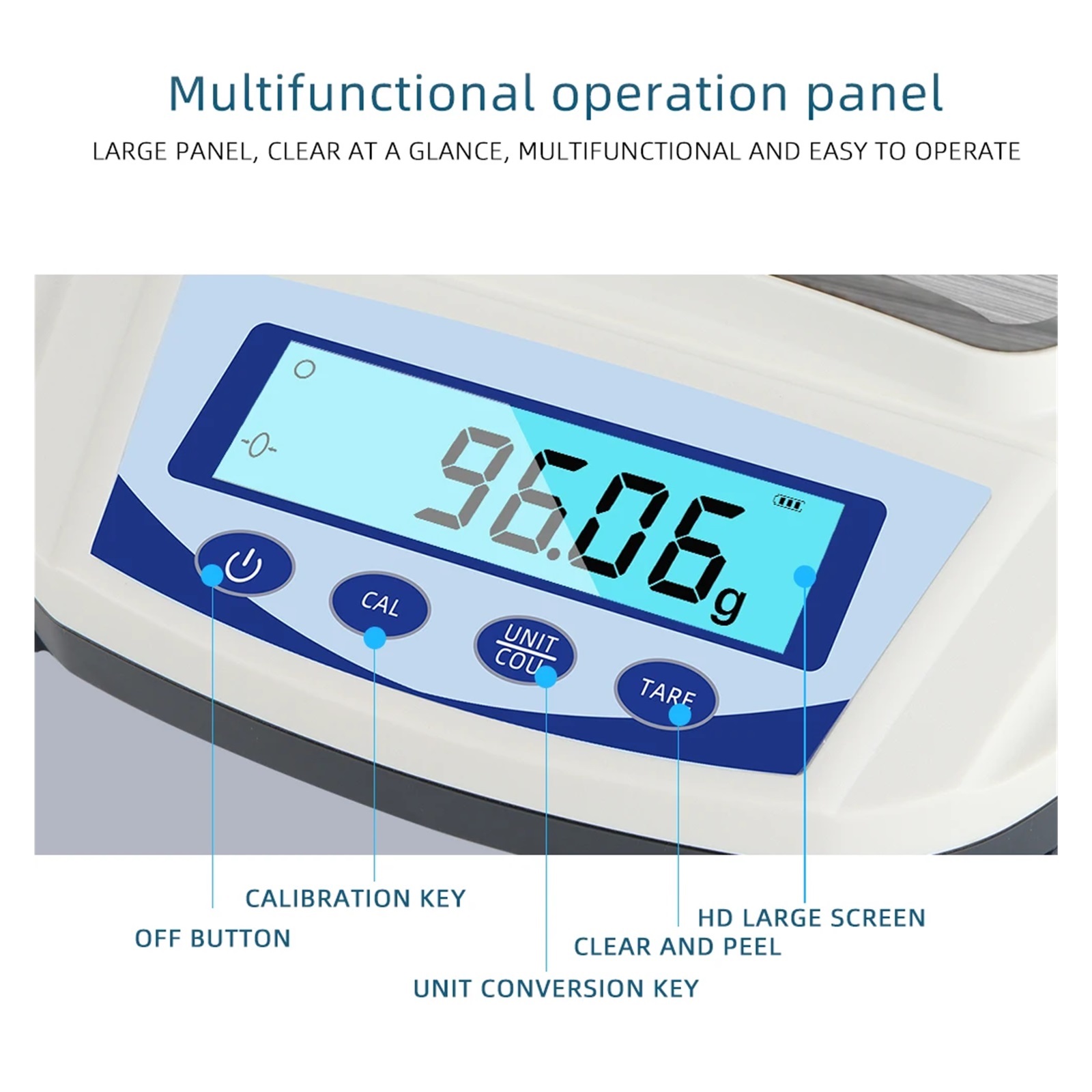 1000g/0.01g Electric Scales High Accuracy Portabl Digital LCD Electric Balance Scale For Foods Gold Jewelry Tea Weighing Tools - High Precision