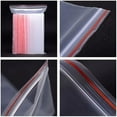 thumbnail image 5 of 100 Pcs/Pack Small Zip Lock Plastic Bags Reclosable Transparent Bag Shoe Bag Vacuum Storage Bag Poly Clear Bags Thickness 0.05mm, 5 of 7