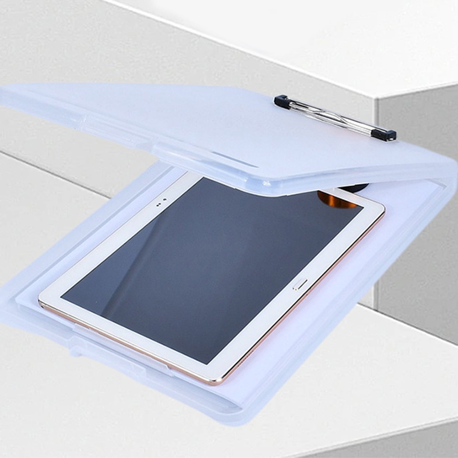 Nursing Clipboard with Document Case Water Resistant File Organiser Box Clipboard Writing Board for Office 254x365mm