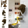 thumbnail image 5 of Door Bell, Various Dog Welcome Doorbell, Vintage Wall-Mounted Decorative Cast Iron/Resin Hanging Bell, for Porch, Front Door & Garden - Pet Lover, 5 of 8