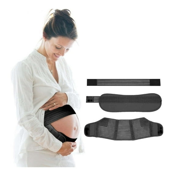 Maternity Belly Band, Adjustable Girdles for Women Body Shaper, Antepartum Abdominal Support Belt, Postnatal Recovery Wrap, L