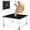 Black-5PCS, variant on Hemoton Folding Stage Platform, Black, Aluminum Alloy, Adjustable Legs, Space-Saving Design (2Pcs)