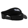 thumbnail image 4 of Adjust Your Focus Embroidered Cotton Twill Sun Visor - Black OSFM, 4 of 5