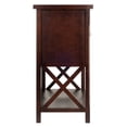 thumbnail image 4 of Contemporary Home Living 43.75" Teak Brown Contemporary Buffet Cabinet, 4 of 8