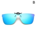 thumbnail image 1 of Sunglass Clips Square One-Piece Polarized Sunglass S9 Myopia Clips S4N2, 1 of 9