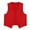 Red1, variant on No Pocket Unisex Vest Victorian Waistcoat Peasant Costume Vest Volunteer Work Vest-Red1-L
