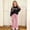 Watermelon Red, variant on Amidoa Girls Sweatsuits 2pcs Sets Fall Winter Clothes Sweatshirt and Flared Sweatpants Back to School Outfits Watermelon Red Size 7-8 Years