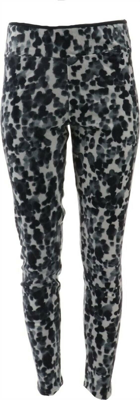 Cuddl Duds Double Plush Velour Leggings 