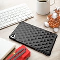 thumbnail image 6 of Epicgadget Case for Samsung Galaxy Tab A7 Lite 8.7 Inch SM-T220 SM-T225 (2021 Released) - Lightweight Soft Diamond Grid Slim Protective Silicone Case Cover (Black), 6 of 6