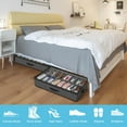 thumbnail image 4 of Scidweet 2 Pack Under Bed Shoe Storage Organizer for Closet, Fits Total 32 Pairs Foldable Underbed Shoes Containers, 4 of 6