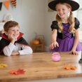 thumbnail image 6 of Pink Halloween Candy Bowl Plastic Cauldron Witch Pot of Greed Halloween Basket Witch Cauldron (1pc 2.76in), 6 of 6