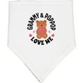 thumbnail image 2 of Inktastic Grammy and Poppop Love Me Bear Baby Bandana Bib, 2 of 4