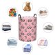 thumbnail image 4 of Fotbe Valentine'S Day Panda Cesto de Ropa con Asas, Cesto Impermeable de Gran Capacidad, Bolsa de Lavado para Dormitorio, Cesto de Ropa con Ruedas y Asas-Medium, 4 of 6