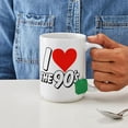 thumbnail image 4 of CafePress - I Heart The 90S Large Mug - 15 oz Ceramic Large White Novelty Mug, 4 of 6