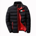 thumbnail image 3 of Men's Cotton Clothing Loose Casual Jacket Winter Versatile Handsome Warm, 3 of 10