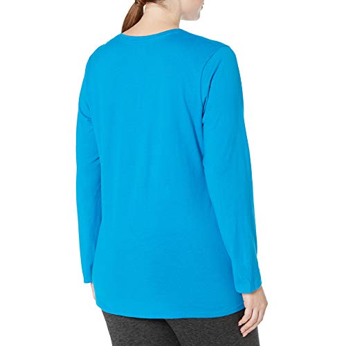 JMS by Hanes Plus-Size Women's Long-Sleeve V-neck Tee - Walmart.com