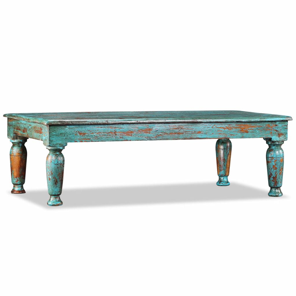 Lowestbest Solid Wood Coffee Table, Rustic Side End Couch Stand Lowestbest Solid Wood Coffee Table, Rustic Side End Couch Stand
