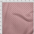 thumbnail image 4 of oneOone Cotton Poplin Pink Salmon Fabric Running Stitch Craft Projects Decor Fabric Printed By The Yard 56 Inch Wide, 4 of 4
