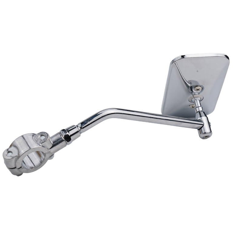 Vintage Round Bicycle Mirror - Chrome Handlebar Rear View Mirror For Retro Bikes