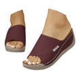 thumbnail image 4 of RotHome Sandals Women Dressy Orthopedic Wedges for Women Comfortable Platform Heel Arch Support Slip On Sandalias de Mujer Summer Shoes 2026, 4 of 10