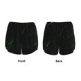 thumbnail image 3 of Balery Black Marble Pantalones cortos deportivos para mujer con forro y dos bolsillos, elásticos, para entrenamiento, gimnasio, yoga-X-Large, 3 of 7