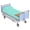 Aqua Blue Solid, variant on 3 Piece Hospital Bed Sheet Set Twin XL Sheets for Hospital Bed Cotton - Hospital Bed Sheets Fitted Sets - 100% Egyptian Cotton 400 TC Sheets - Hospital Bed Sheets (Blood Red, Twin XL 39" x 80"x 6")