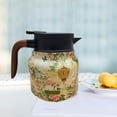 thumbnail image 5 of TIMIFIS A Teapot Coffee Pot and Tea Separation Thermal Insulation Pot Indoor Home Office Thermal Insulation Pot Pattern Exquisite Braised Teapot 800ml Kitchen Appliances, 5 of 5