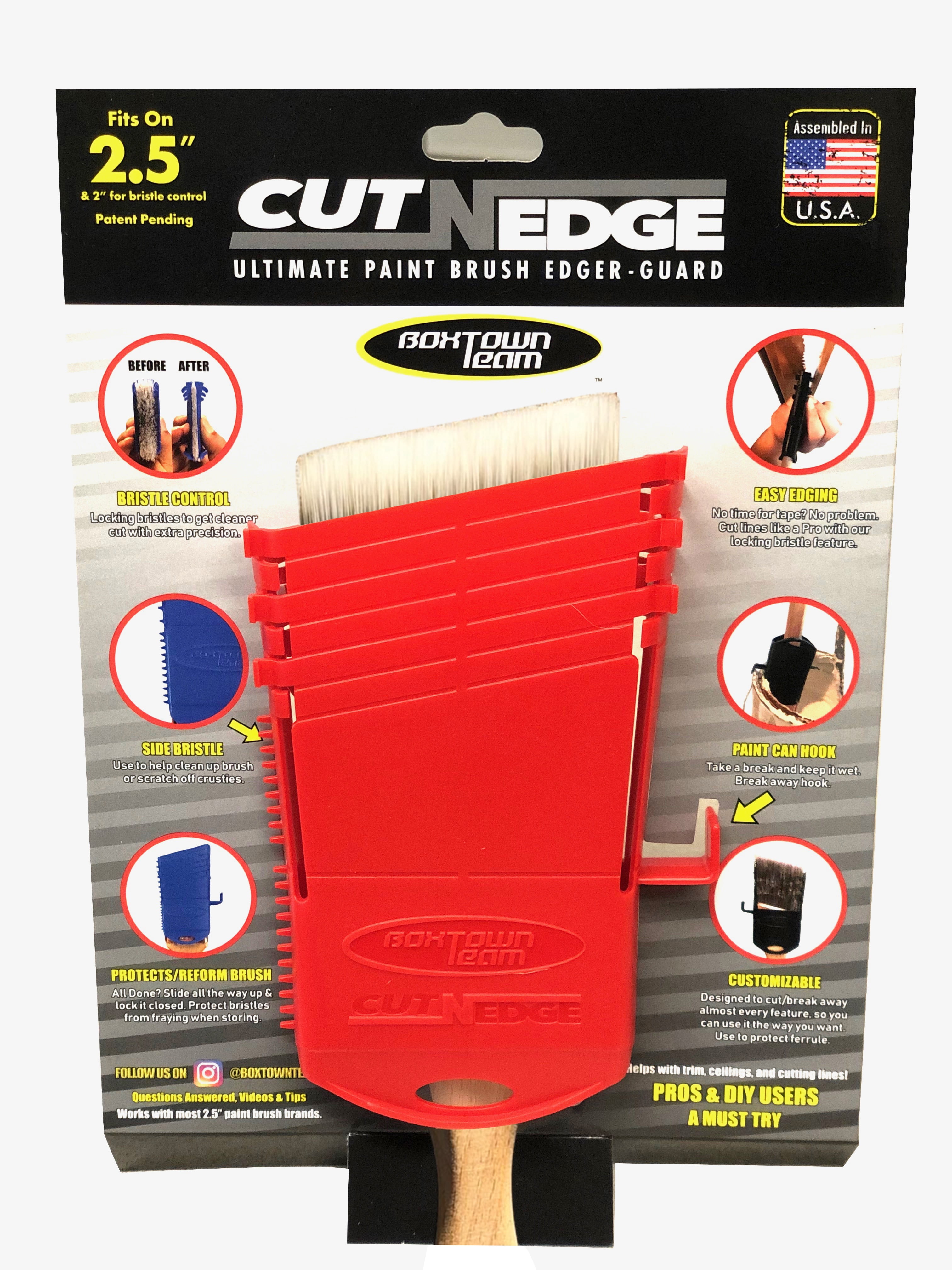 CutNEdge Ultimate paint brush edger and guard