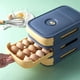 thumbnail image 3 of Contenedor para Guardar Huevos, Cajón para Refrigerador, Bandeja para Huevos, Organizador para Refrigerador, Contenedor de Alimentos, Accesorios de Cocina, C, 3 of 5