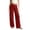 Red, variant on Tween Girls' Pants Set Casual Foldover Elastic Waist Kids Wide Leg Sweatpants Loose Linen Pants Girls' Sweatpants with Pockets