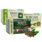 BareOrganics Variety Pack K-Cup Tea Pods, 36 Ct (3 Boxes of 12)