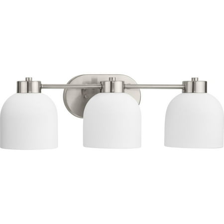 Avec 22-in 3-Light Brushed Nickel Bath Contemporary Vanity Light