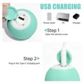 thumbnail image 3 of Power Ball Cat Toy, Interactive Smart Cat Ball, Automatic Rolling Kitten Toy Cat Ball Rechargeable With Type-c Cable, 3 of 5