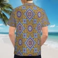thumbnail image 6 of High Quality Hawaiian Shirts for Men Short Sleeve Aloha Beach Shirt Floral Summer Casual Button Down Shirts Blouses 4EOZ3B, 6 of 7