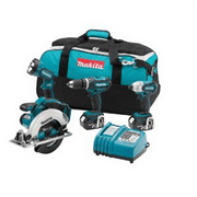 Makita 4 Pc Cordless Combo Kit, 18V LXT