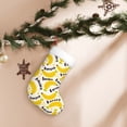 thumbnail image 7 of Balery Banana Fruit Pattern Christmas Stockings with Initials, 18" Large Knit Christmas Stocking,Xmas Stocking for Kids, Holiday and Family Stocking, 7 of 7