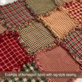 thumbnail image 6 of Primitive Red 2 Plaid Homespun Cotton Fabric - Sold by the Yard - JCS Fabric, 6 of 9