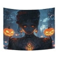 thumbnail image 3 of WOBOGO Halloween Queen Tapestry 90×60in Home Living Room Bedroom Wall Hanging Ornaments, 3 of 10
