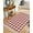 red, variant on Farmhouse Red Plaid Bath Rug 2x3ft Woven Bathroom Entryway Runner Rug,Rustic Red White Checkered Washable Living Room Hallway Bedroom Kitchen Carpet with Tassels,Indoor Outdoor Throw Doormat