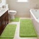 thumbnail image 4 of Set de alfombras de baño de espuma viscoelástica, conjunto de 3 piezas para alfombrillas absorbentes antideslizantes, alfombras suaves y mullidas para ducha, inodoro y lavabo, 4 of 8